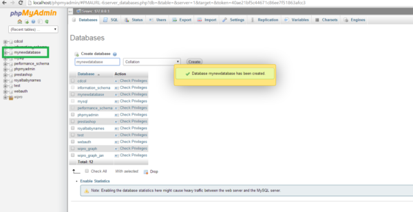 How to create a database and table in phpMyAdmin - Tutorialsmade.com